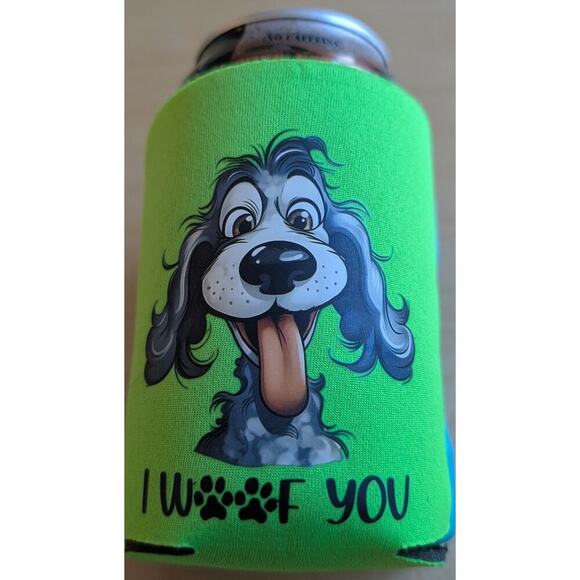 🎄AGS Ideas I Woof You Can Koozie - Picture 1 of 1